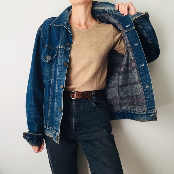 Vintage 1970s Levi’s Blanket Lined Trucker Jacket - Picture 3 of 12